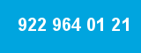 922 964 01 21 922 964 01 21